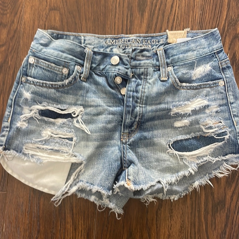 American eagle high rise festival shorts size 2